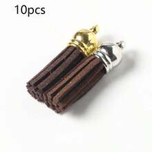 3cm Velvet Tassel Pendant Decor, Mini Tassel DIY Craft Supplies, Electroplated Tassel Wholesale - Gold - View 24