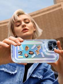 1 pièce Étui de téléphone personnalisé avec expression amusante, étui de téléphone personnalisé avec photo, antichoc, convient pour 5-17pmax. Cadeau idéal pour la fête des mères, la fête des pères, l'anniversaire, l'anniversaire, la cérémonie de remise des diplômes. Cadeau unique pour maman, papa, épouse, mari, petit ami, petite amie, elle, lui, sélection saisonnière. - Multicolore - Voir 57