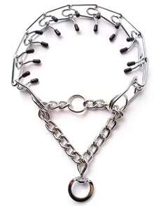 Adjustable Pet Dog Training Collar Pet Choke Collars Dog Necklace Detachable Training Dog Chain Stainless Steel Pet Prong Collar Dog Training Prong Collar Dog Pinch Collar Chrome Plated Steel Prong Collar With Quick Release Snap For Medium And Large Dogs - Multicolor - View 12