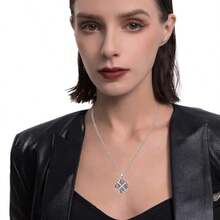 Collar cruz plata cruz vikinga colgante nórdico wiccano joyería gótica halloween regalo hombres mujeres - como en la foto - Ver 6