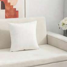 1PC/2PCS/4pcs/Set Sleek Marble Pattern Plush Pillow Cover - 18x18 Inches (Multiple Sizes Offered), Zippered Closure, Farmhouse Square Sham, Chic Decor Accent For Home/Living Room/Bedroom/Car/Hotel/Patio (Pillow Inserts Not Included) - 彩色 - 查看 3