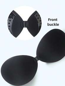 2 pares de sujetador invisible reutilizable, con cierre delantero, sin espalda y sin tirantes, almohadillas de silicona con pétalos adhesivos para el pecho de mujer, adecuado para vestidos sin espalda y lencería nupcial - Multicolor - Ver 7