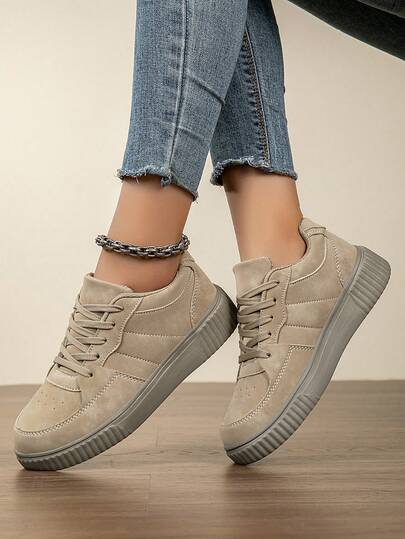 Women's Casual Low-Top Sneakers, Comfortable, Fashionable, Breathable, Soft Sole, Lightweight, Daily Wear, Skateboard Shoes