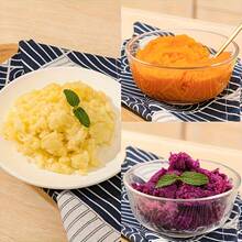 1pc Handmade Potato Masher And Fruit Shredder - Heavy Duty Plastic Manual Grinder With Easy To Grip Handle, Efficient For Crushing Sweet Potatoes, Carrots, Apples - Durable Kitchen Tools - Multicolor - View 2