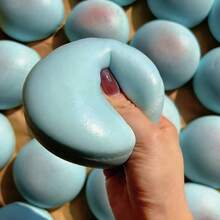 新款超大慢回弹减压球，高品质克莱因蓝软绵绵玩具，慢回弹舒缓挤压玩具，柔软湿润减压神器 - 彩色 - 查看 4