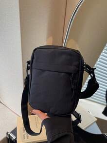 Cartoon Embroidered Backpack, Large Capacity Nylon Student Bookbag, Adjustable Shoulder Straps, Multi-Compartment Zipper Design, Lightweight & Foldable, Classic Cartoon Pattern, Durable & Practical, Suitable For School, Commute, Travel , Valentines Gifts - Multicolor - View 1