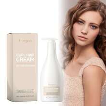 Hydrating Curl Cream - Moisturizing & Defining Treatment For Curly Hair, Frizz Control With Long-Lasting Bounce & Shine, Mother's Day Gifts, Valentine's Day Gifts - 保濕捲髮霜 - 查看 3