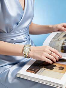 Fossil Raquel 三指针日期双色不锈钢手表 ES5305 - 白色 - 查看 3