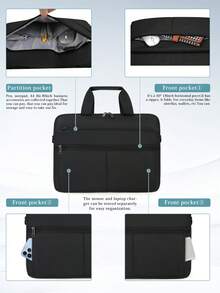 NEWHEY Laptop Sleeve 15.6/17.3 Inch Water-Resistant Laptop Bag Laptop Case Computer Carrying Case For Men Women