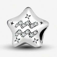1 Exquisita cuenta con diseño de constelación de estrellas, adecuada para que las mujeres la usen, se puede utilizar para hacer joyas DIY como pulseras, etc. Es un regalo exquisito para las novias. - Estrellas y constelaciones - Ver 23
