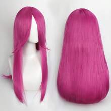 Karida 60cm/24inch Extra Long Straight Synthetic Hair Wig With Bangs, Colorful, Suitable For Daily Use, Cosplay, Halloween, Christmas, St. Patrick's Day And Other Costume Parties - Multicolor - View 22
