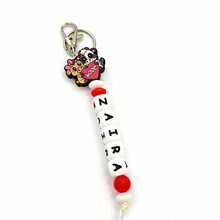 1pc Customized Valentine's Day Silicone Keychain, Heart Shaped, Couples Gift, Customized Name, Valentine's Gift For Boyfriend/Girlfriend - Red - View 31