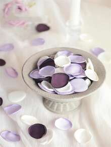 100 cánh hoa hồng lụa, cánh hoa cưới, cánh hoa hồng tím, trắng, đỏ, cánh hoa hồng nhân tạo, trang trí giỏ cầu hôn, quà tặng cô dâu, trang trí bàn tiệc. - 100 chiếc - Xem 2