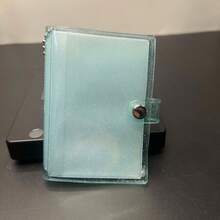 1 件/2 件迷你亮白色相册钥匙扣，16 容量 1 英寸口袋插入式 ID 相册，简约优雅的学生便携式相册 - 無色 - 查看 34