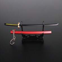 2026 New Nichirin Sword Mini Version Shinobu Rengoku Model Keychain Pendant - Desktop Ornament - Holiday Gift - Birthday Gift - Gift Stitch Toys Travel Toys Classroom Fidget Toys Mini Stuff Bath Toys Christmas Stationery Stress Ball Birthday Gift - Christmas Gift - Halloween Gift - Perfect Gift - Gift Alloy Weapon Model, Multiple Styles Sword Weapon Model, Premium Craftsmanship, Indestructible Model Ornament, Birthday Gift, New Year Gift, Holiday Gift, Gift (No Display Stand) - Multicolor - View 8