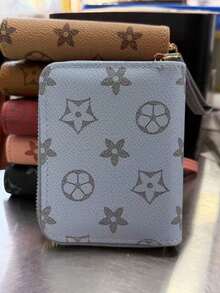 Cartera corta multicolor con estampado de tigre, tarjetero, monedero (12 piezas) - Multicolor - Ver 3