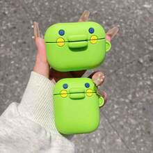 Expression Bluetooth Earphone Protective Case Compatible With Apple Air 4/Air Pro2/Pro3, Designed With Cute Chick, Also Fits Air 1/2/3/4/Pro/Pro2/Pro3 Earphones - Multicolor - View 2