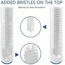 10pcs Stainless Steel Handle Straw Cleaning Brush Set - Soft Bristle Cleaner, Suitable For Glass, Silicone And Metal Straws | Essential Multi-Scene Tool For Kitchen, Car And Outdoor Bottles