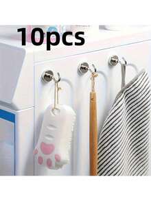 5pcs/Pack Super Strong 25.0 LB Magnetic Hooks - Ideal For Campers, Caravans, BBQs, Kitchens, Fridges And Garage Walls - Casual Style Wall Mounted - Multicolor - View 12