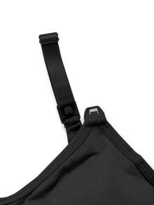 3pcs Women's Bras With Removable Pads, Soft & Skin-Friendly Fabric, Front Clasp For Easy On/Off - Multicolor - View 8