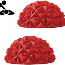 Paquete de 2 - Bolas de Yoga para Masaje de Pies, Bolas de Masaje de Pies con Pinchos, para Fascitis Plantar para La Presin de Los Pies, Molestias y Alivio del Dolor para Pilates Yoga (Rojo) - como se muestra en la figura - Ver 3