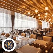 2/4/6 Piezas Elegantes Manteles Individuales con Patrón de Ramadán - Manteles Individuales Redondos de 15 Pulgadas Decorados con Patrones de Estrellas y Linternas. Adecuados para Fiestas, Comidas y Decoración Festiva. También Adecuados para Decoración del Hogar, Decoración de Mesa Festiva, Decoración Campestre Festiva, Decoración de Estilo Campestre, Manteles Individuales Lavables, Material Duradero, Decoración de Mesa Festiva y Entretenimiento en el Hogar. - Multicolor - Ver 7