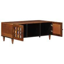 vidaXL Tavolo basso Marron 100 x 54 x 40 cm Bois de mangue massiccio - Castano - Visualizzare 2