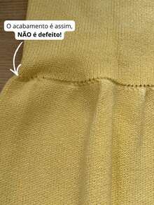Women's Tank Top With Ruffle Peplum Tricot Modal Summer 2025 Realize Trico Rodadinha - Beige - View 5