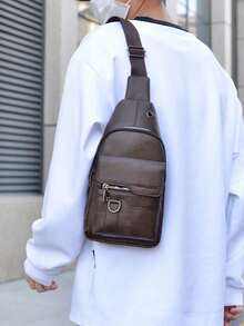 New Outdoor Men's Chest Bag, High-Quality Crossbody Bag With Large Capacity, Spring/Summer Old Money Streetwear