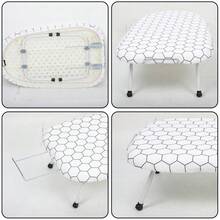 Tabletop Ironing Board 80 X 30cm Foldable Small Lightweight Compact Space Saving - White - View 6