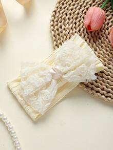 3条装碎花蝴蝶结婴儿发带，多色可选，加宽设计，可爱婴儿发带，适合所有季节，非常适合拍照和送礼，是情人节的理想之选。 - 彩色 - 查看 6