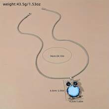 1 chiếc móc khóa dài bằng hợp kim, kiểu dáng thanh lịch, lấp lánh, sang trọng, đính đá toàn bộ, kiểu cổ điển, chất liệu Hàn Quốc. - Bạc - Xem 3