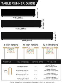 2026 Easter Decorative Watercolor Macaron Table Runner, Waterproof And Stain-Resistant Polyester Rectangular Tablecloth With Rabbit, Eggs, Chicks, Tulips Pattern, Suitable For Family Gatherings, Spring Picnics, Outdoor Parties, Afternoon Tea - Multicolor - View 3