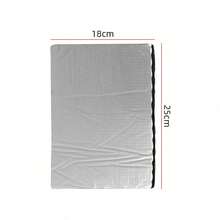 2X Car Soundproof Mat Sound Proofing Sound Deadening Insulation Foam Sponge Pad Waterproof For Van,25*18cm - Silver - View 8