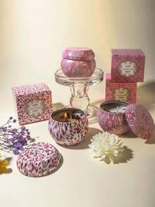 1/4/12 piezas Velas perfumadas, velas de oración, velas de cera de soja hechas a mano en tarros, jarrones y velas de cera de soja hechas a mano en el interior, regalos perfectos para la familia, mamá y amigos, latas de velas perfumadas, adecuadas para cumpleaños, juego de regalo perfumado, decoración del Día de San Valentín, decoración de hotel, regalos/regalos del Día de San Valentín, regalos/regalos de Año Nuevo - Multicolor - Ver 10
