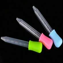 1pcs Liquid Pipettes Droppers Silicone 5ml Clear Medicine Eye Dropper Colorful Dropper Tools, Silicone Graduated Dropper, Cosmetic Skincare Serum Filling Pipette (Random Color), Plastic Pipettes Dropper, Liquid Droppers, Silicone And Plastic Pipettes Transfer Eyedropper With Bulb Tip,Halloween Decorations,Halloween Party Supplies,Christmas Decorations - Multicolor - View 4