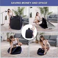 CYPNHEEPDD Sauna portátil para el hogar Kit de Sauna de Vapor Plegable Temperatura Ajustable Forro Interior de Acero 7.9 X 7.5 X 7.5 Pulgadas for Adultos relajación en casa SPA PersonalFashion - 213471723 - Ver 6