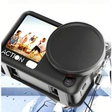 Silicone Protective Case For D.JI Osmo Action 6, Shockproof Dustproof Scratch Resistant Camera Cover With Wrist Strap And Lens Cap, Full Body Protection For Sports And Daily Use, Compatible With Action 6 Camera Accessories