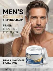 كريم وجه مضاد للشيخوخة والتجاعيد للرجال 5 في 1، 50 جرام، مُنكّه بالكولاجين والريتينول وحمض الهيالورونيك والكافيين والجينسنج، ترطيب عميق ومرطب، يشد ويرفع الملامح، يقلل الخطوط الدقيقة والتجاعيد، يوازن الزيوت، مناسب لجميع أنواع البشرة، استخدام صباحي ومسائي، هدية رائعة لعيد الأب أو الصديق - الجنسنج - مشاهدة 3