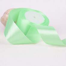 22 Yards/Roll 1.6 Inch Red Satin Ribbon, DIY Rose Flower Decor, Cake Packaging, Sash (39 Color Options) - Multicolor - View 14