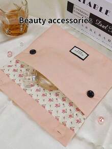 Gucci 8.5" X 6" X 2" Pink Canvas Cosmetic Bag, Sweet Style - Pink - View 6