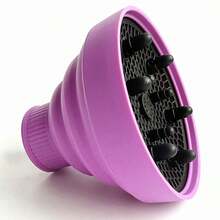 Difusor plegable y portátil para secador de pelo - Accesorio difusor diseñado para salón profesional con diseño plegable, adecuado para crear peinados rizados. Este accesorio portátil es excelente para viajar, con función retráctil y difusor resistente al calor - Un difusor de estilismo profesional de salón, una herramienta de peinado rizado con boquilla difusora. - Multicolor - Ver 18
