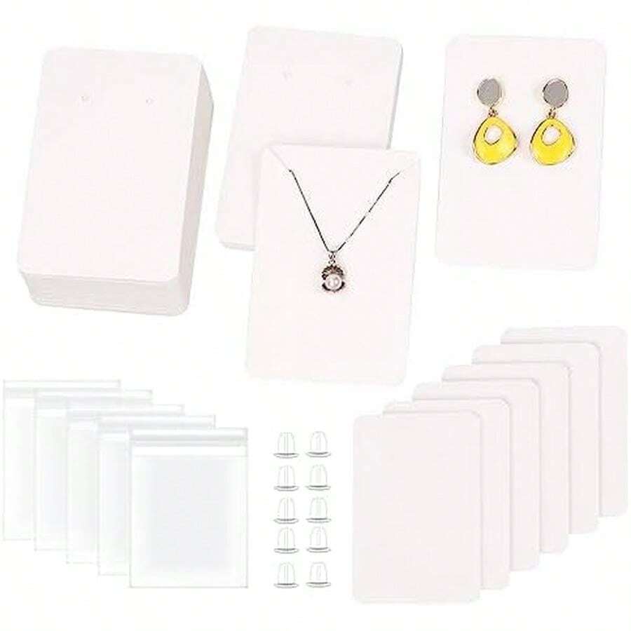 Jewelry Making Display & Packaging Supplies - White - View 1