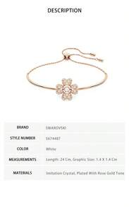 SWAROVSKI Idyllia Women's Bracelet 5674487 - White 5674487 - View 5