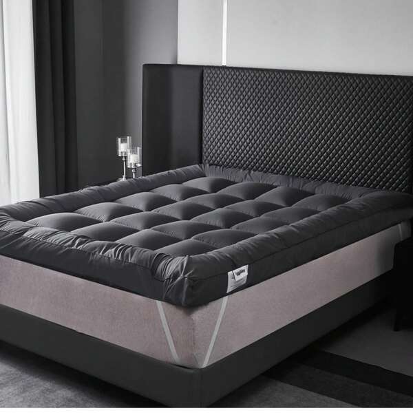 Aafan Hotel Quality 10cm Deep Thick Mattress Topper Soft Comfort For Single, Double, King & Super King