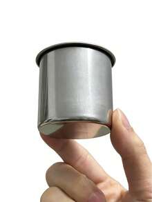 DIY不锈钢壁挂式带盖烟灰缸 - 防灰，创意办公烟灰缸，创意家居浴室装饰