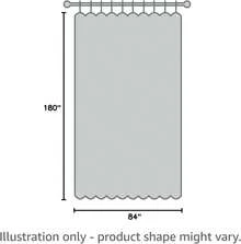 Patio Door Curtain Sound Blocking, Bedroom Privacy Room Divider Curtain Screen Partitions, Thermal Insulated Blackout Closet Sliding Door Curtain (1 Panel, 8.3ft Wide By 7ft Long, Gray) - White - 查看 10