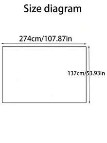 1 pieza Mantel desechable rectangular, mantel impreso a prueba de agua y aceite de PEVA para fiestas/cumpleaños - Patrón de color aleatorio - Ver 10