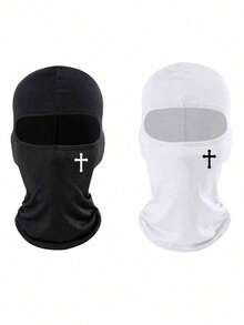 1pc/2pcs Unisex Balaclava Ski Mask, Windproof Face Cover For Cycling, Skiing, Outdoor Activities, Daily Use - Multicolor - View 9