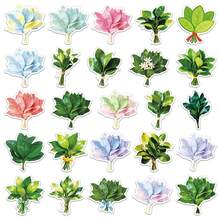 50张逼真幸运四叶草和柚子叶护身符祝福贴纸，适用于剪贴簿、日记本、笔记本、水瓶、汽车等。寓意美好的设计，传递积极能量，是馈赠佳品。 - 彩色 - 查看 10